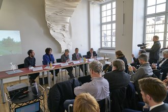 Foto: Norbert Miguletz © Jüdisches Museum Frankfurt Pressekonferenz des Jüdischen Museums Frankfurt