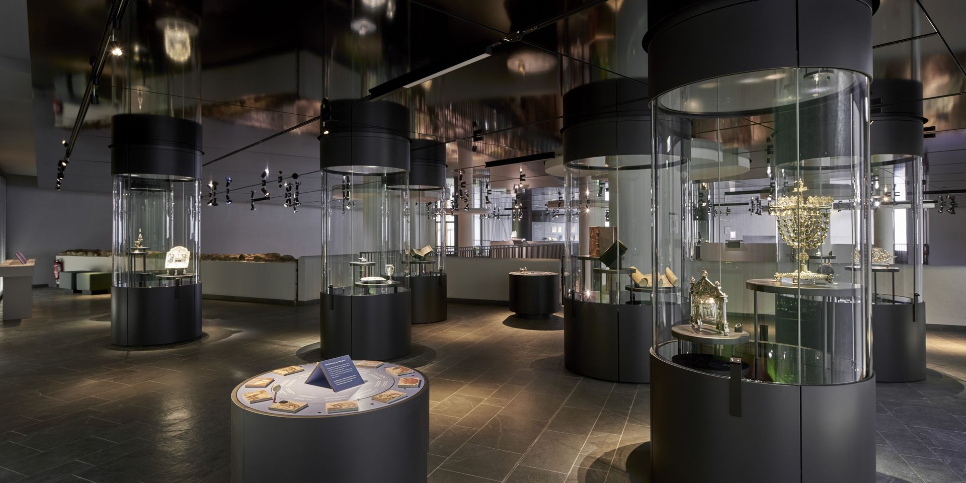 Blick ins Museum Judengasse in Frankfurt am Main